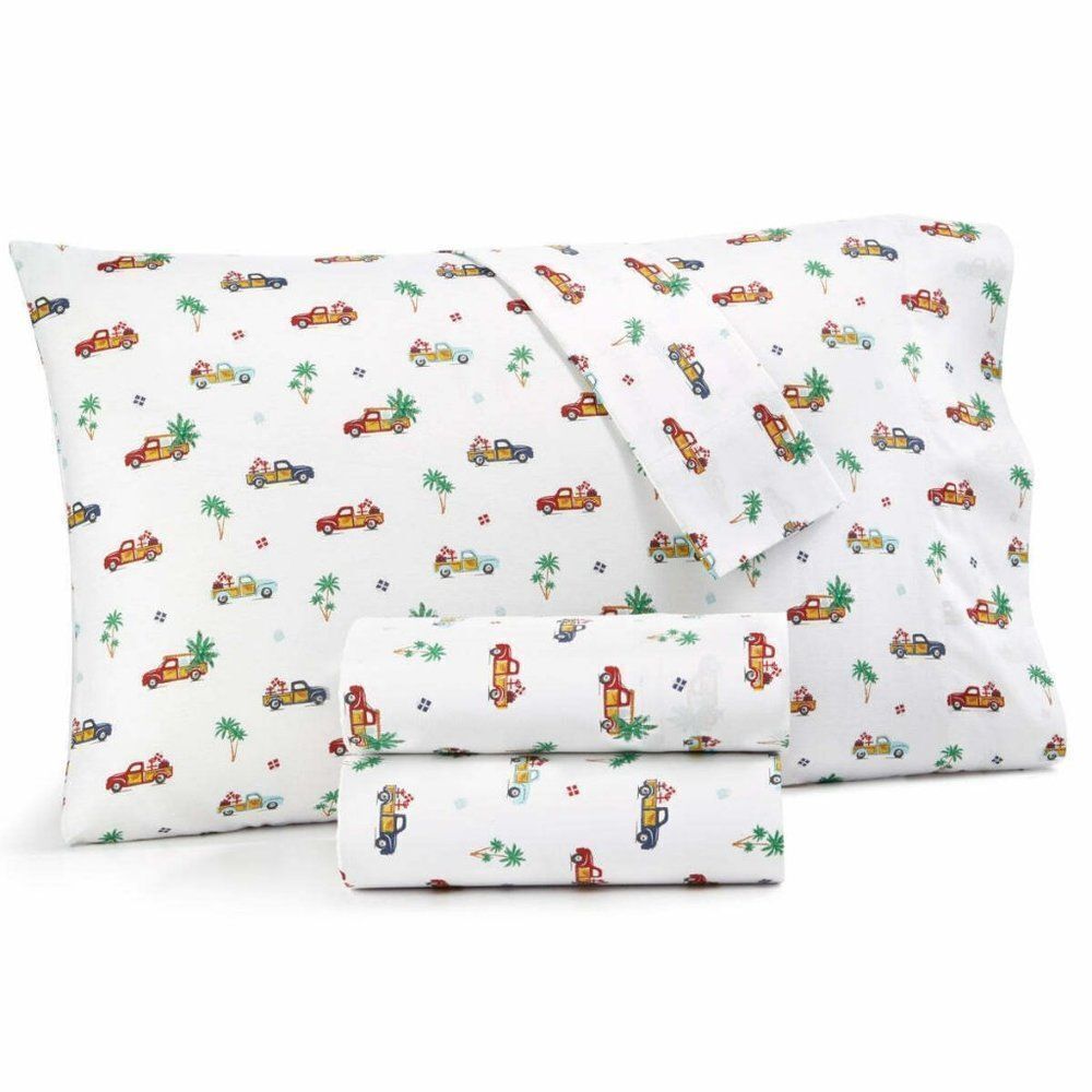 Jessica Sanders Holiday Printed Christmas Pickup Truck, Full
